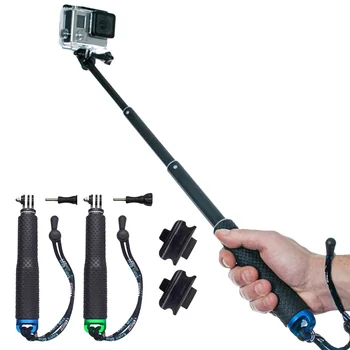 

Gosear Portable Extendable Camera Handheld Selfie Stick Monopod Pole with WiFi Remote Holder Clip for SJCAM GoPro Hero 7 6 5