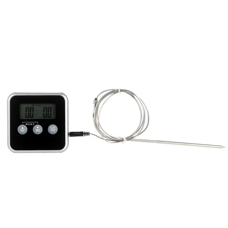 1pc Wireless Food Thermometer Barbecue Kitchen Smoking Thermometer for