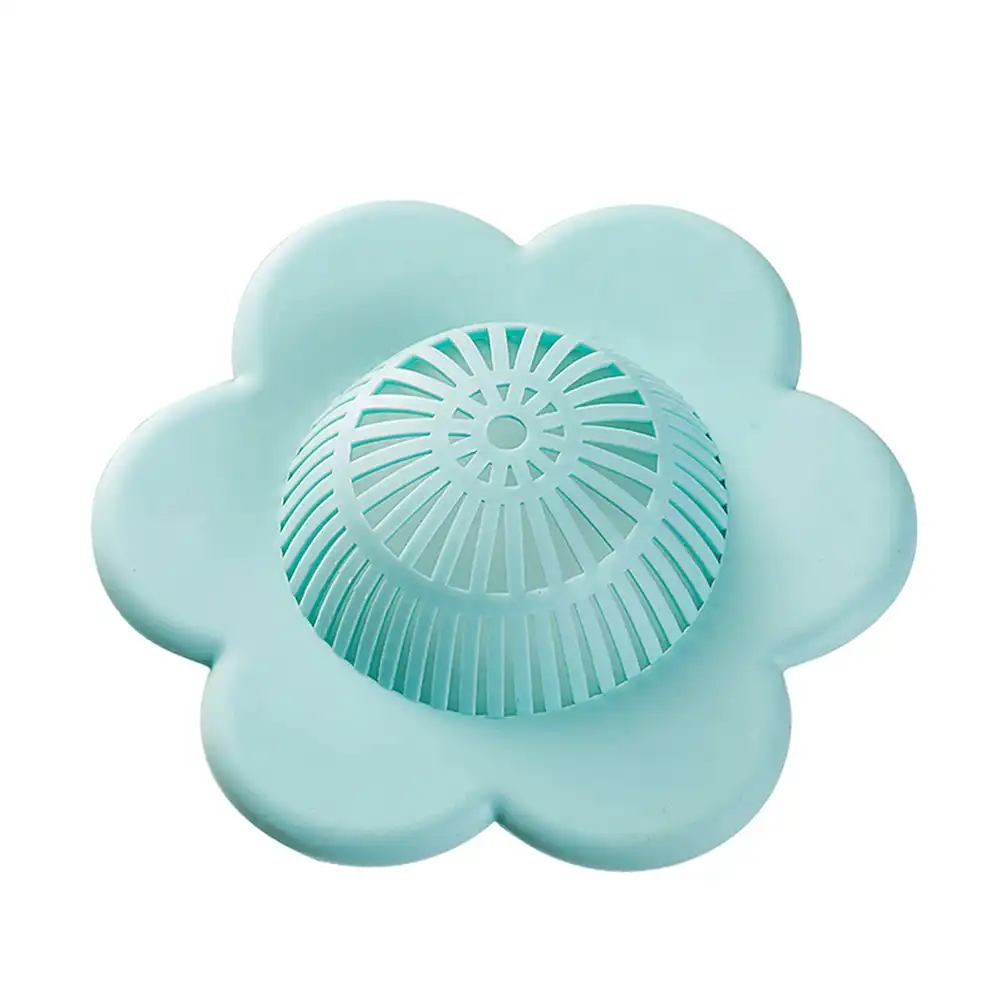 filtro de malla de la basura del fregadero del silic/ón del ba/ño de la cocina Silicona antibloqueo del colador del fregadero de 4 PC
