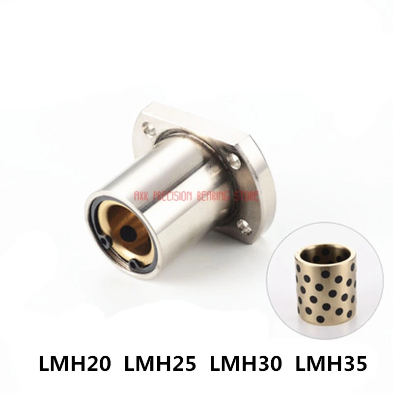 2021 AXK Free Shipping 1pcs Jdb Solid Embedded Graphite Self-lubricating Oil Bearing Copper Sheath Lmh20 Lmh25 Lmh30 Lmh35 | Обустройство