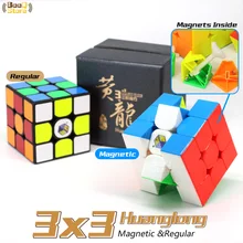 Yuxin Хуанлун Магнитная Cube 3x3x3 Magic Cube Скорость 3*3 Neo Логические игрушки для детей профессиональный Cubo Magico 3x3