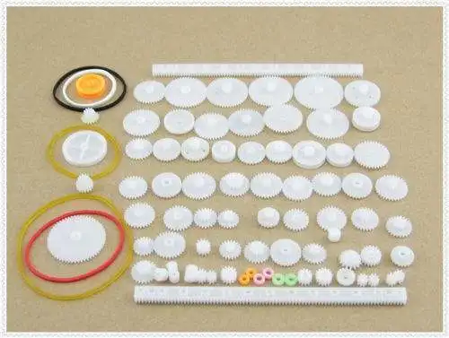 75x Plastic gear model rack pulley belt Worm Single double teeth smart car | Электронные компоненты и