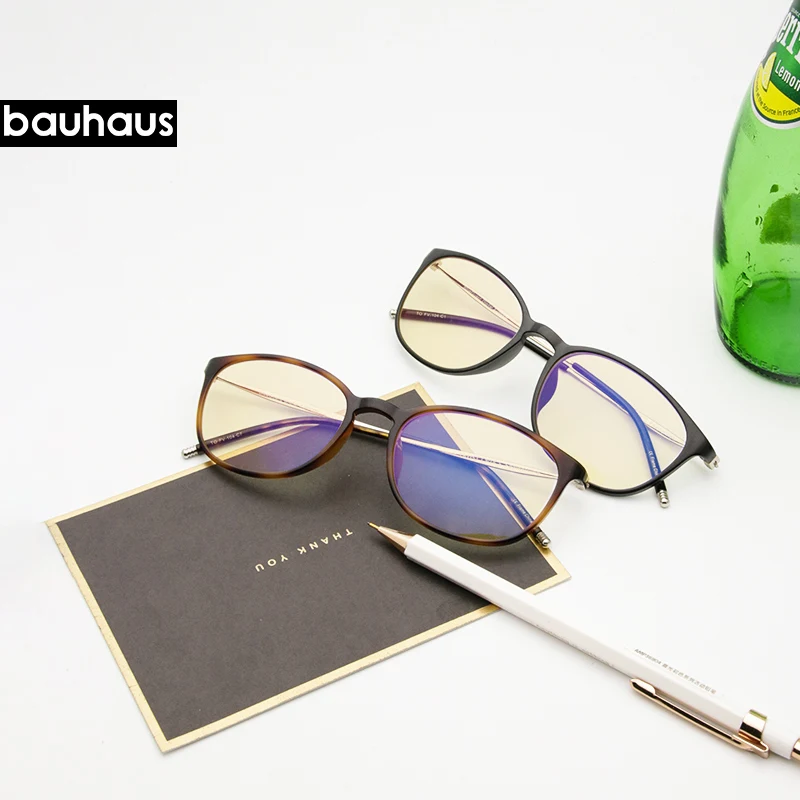 

bauhaus Anti Blue Light Blocking Filter Reduces Digital Eye Strain Clear Regular Computer Gaming Improve Comfort