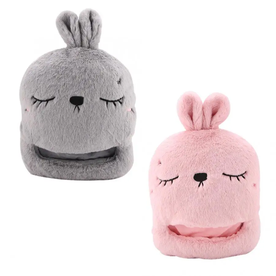 

Foot Warm Heating Pad Slippers Warm Pink Rabbit Print Cartoon USB Foot Warmer Shoes Computer Electric Heat Slipper