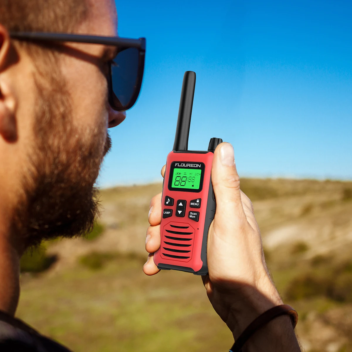 1 пара Walkie Talkie 22 каналов FRS/GMRS 462 467 МГц двухстороннее радио легкое портативное