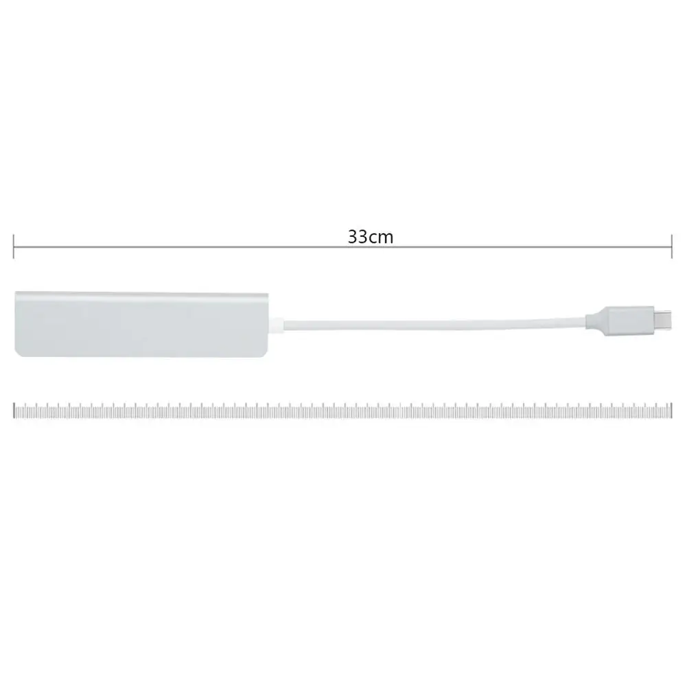 4 в 1 USB C Type концентратор из алюминиевого сплава 2 порта Usb 3 0 PD зарядный конвертер