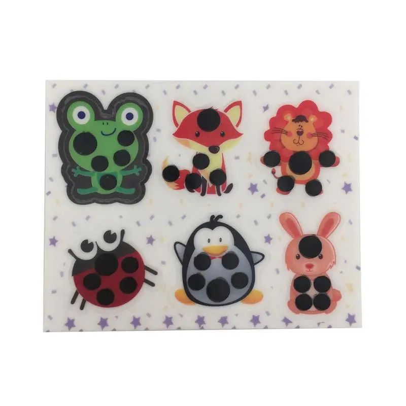 Baby Thermometer Sticker 20pcs Kids Lovely Cartoon Ladybug Temperature Indicator Baby Care Body Fever Forehead Testing