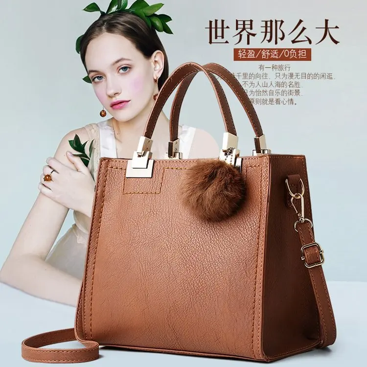 

Summer Leather Single Shoulder Square Package Woman Package Support Special Package