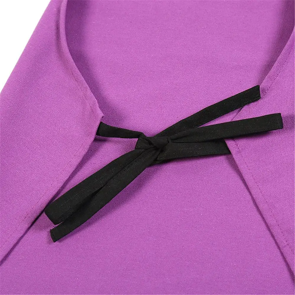 NHBR-Lovely Bronzing Eyelash Pattern Kitchen Apron Women Adult Home Cooking Baking Cleaning Aprons Bibs Kitchen Tools Accessor