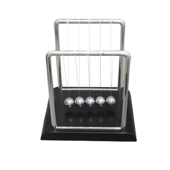 

Physics Mechanics Science Toys - Newton's Cradle,Balance Balls Desk Toy Home Decoration, Home Office Desk Decoration (Newton's