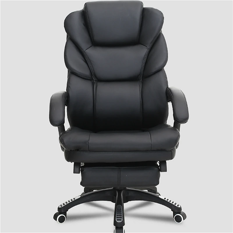 

Lie Flat Computer Chair Lifted Rotated Office Boss Chair Reclining Hairdressing Makeup Chair with Footrest Lifted Armres