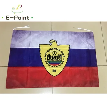 

95cm*65cm Size Russia FC Anzhi Makhachkala Christmas Decorations for Home Handing Polyester Flag Banner Gifts