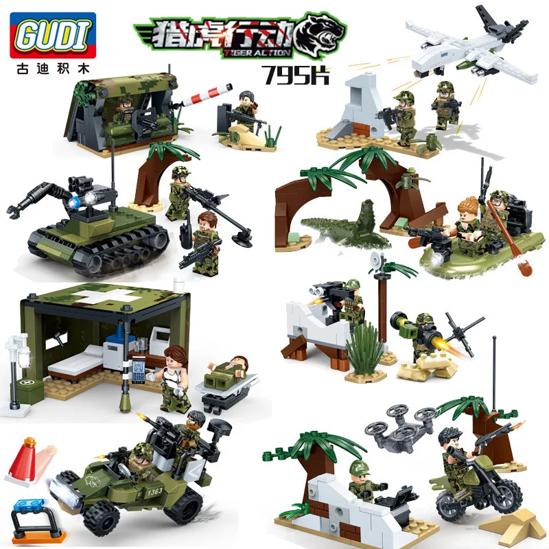 

Some Action Military Battleforge Vehicle Tank Assembling Spelling Insert Building Block Children Alpinia Oxyphylla Toys 8038