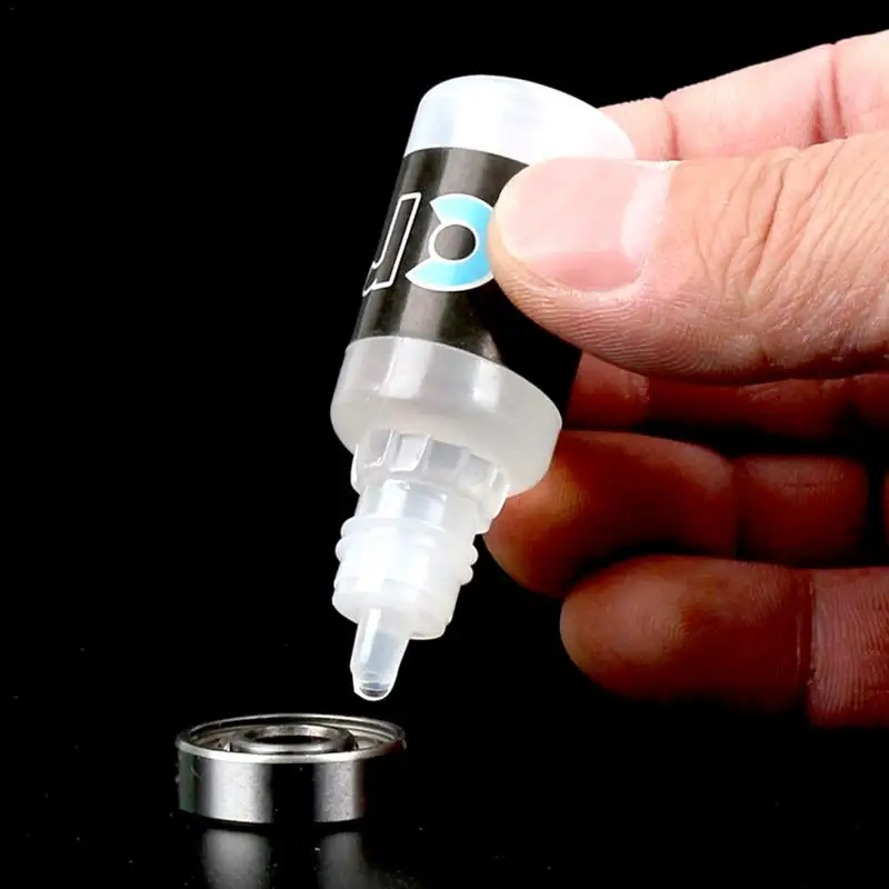 1 زجاجة 10 مللي عالية الجودة منخفضة اللزوجة زيوت التشحيم تحمل زيت تشحيم ل الأسطوانة تزلج الانجراف مجلس سكيت المحمولة