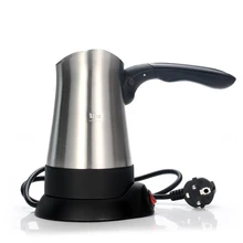 Electric Turkish Coffee Maker- Stainless steel portable Coffee Pot- Handle Foldable- 4 cups