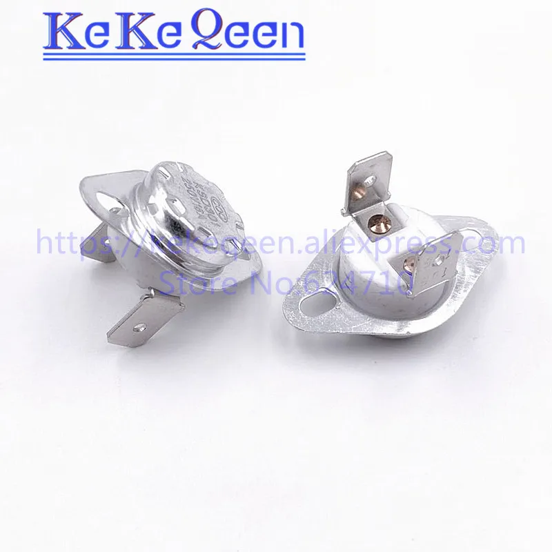 KSD301 250 В 10A/16A 40 45 50 55 60 65 70 75 80 85 90 95 ~ 130 градусов по Цельсию Угловые ножки нормально