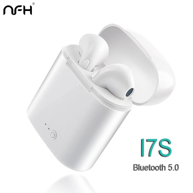 

i7s TWS Bluetooth 5.0 Earphone With Charging Case Mini Air pods tws i7s Wireless Earbuds For on iPhone & Android Sports Headsets