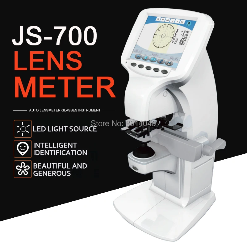 Цифровой Lensometer Lensmeter Focimeter JS-700 автоматический цветной экран; персональный рабочий экран