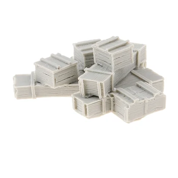 

1/35 Scale WWII Army Cargo Equipment Crates(8) Mini Resin Figure Unpainted