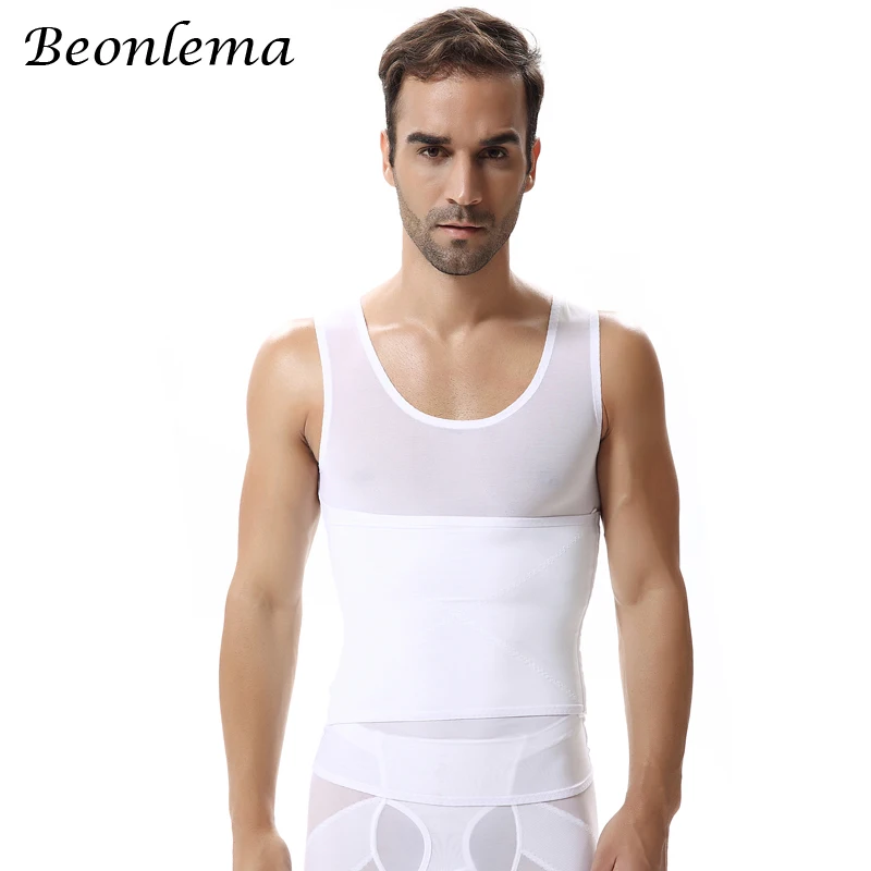 Beonlema Hombre корсет для похудения Faja Shaper мужской повседневный жилет осанки пояс