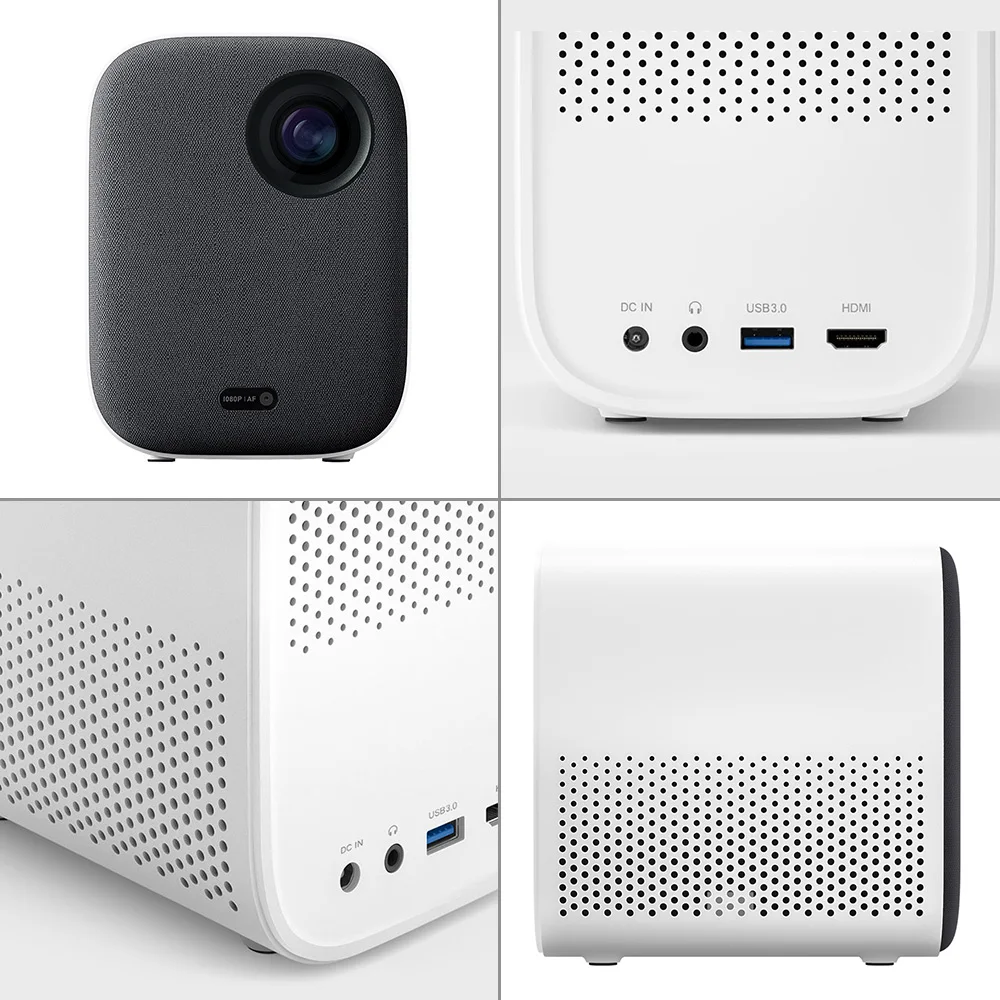 Глобальная версия смартфона Xiaomi Mijia 1080P Full HD Android TV 9 0 500ANSI 2 4G Wi Fi 16 ГБ ROM Bluetooth мини