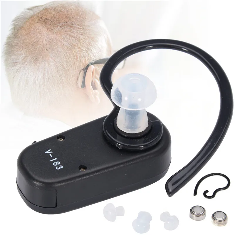 

Elder Digital Hearing Aid Tone Volume Adjustable Behind Ear Sound Voice Amplifier Kits Health Care Tool Gift