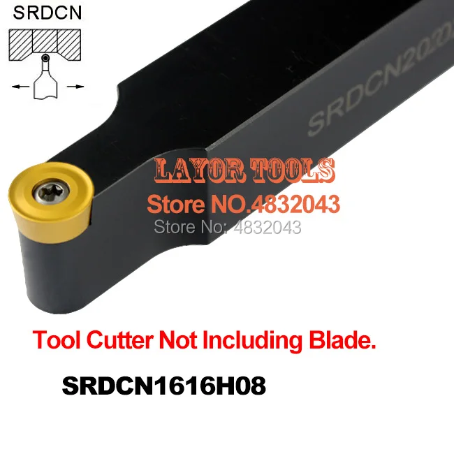 

SRDCN1616H08 16*16mm Metal Lathe Cutting Tools Lathe Machine CNC Turning Tools External Turning Tool Holder S-Type SRDCN