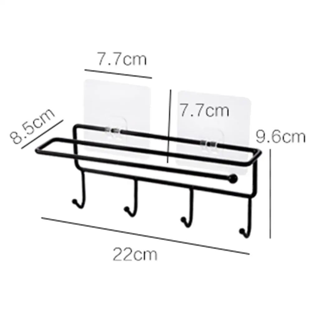 Кухонный гвоздь свободно висящий стеллаж для хранения полотенец ткани