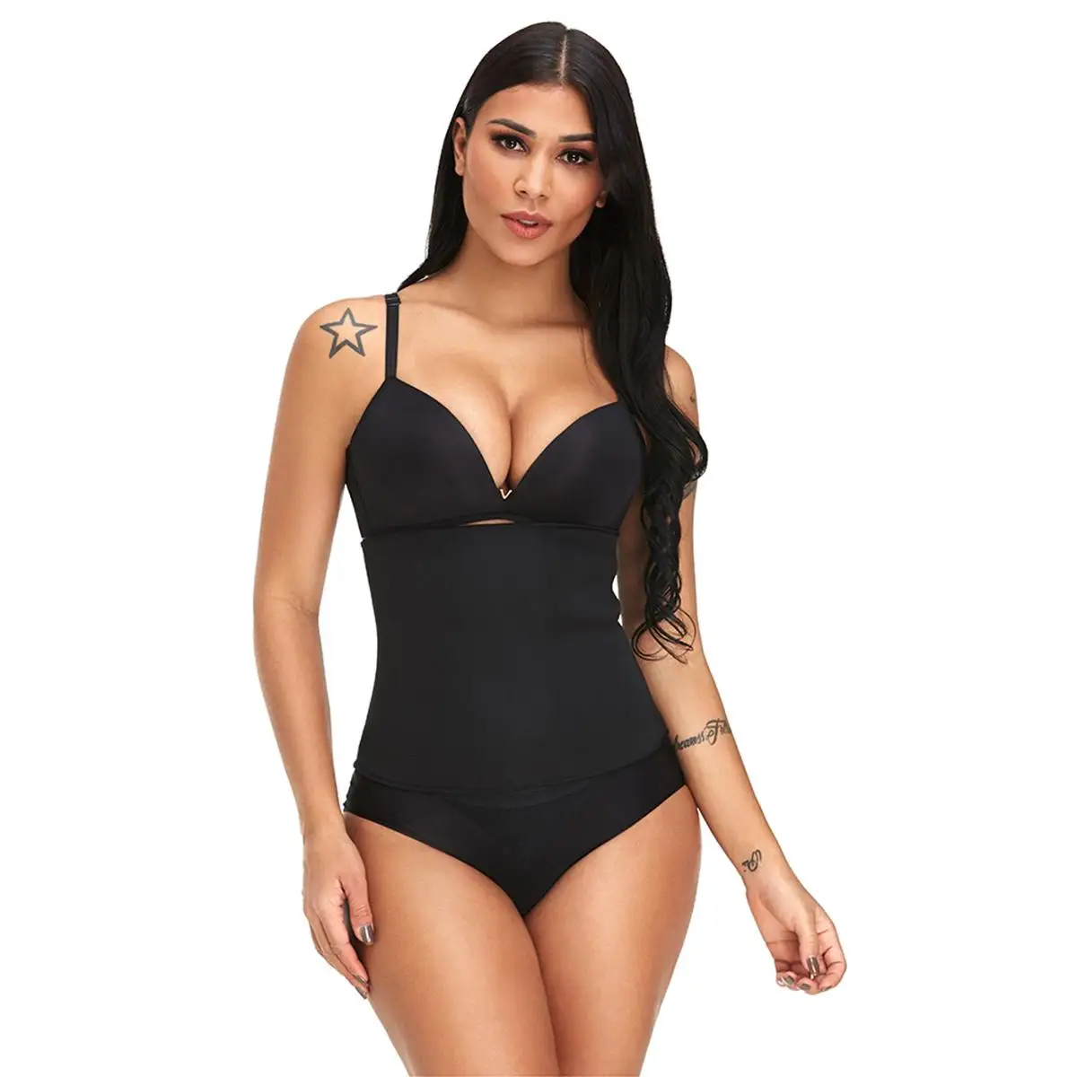 

Women Slimming Body Shaper Girdle Firm Control Waist Belt Support Trainer Corsets Bending Comfort Black Waist Cinchers