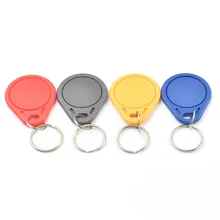 50 pçs/lote CUID Tag Android App MCT Modificar 1k s50 13.56MHz Keyfob NFC UID Mutável Bloco 0 Gravável HF 14443A