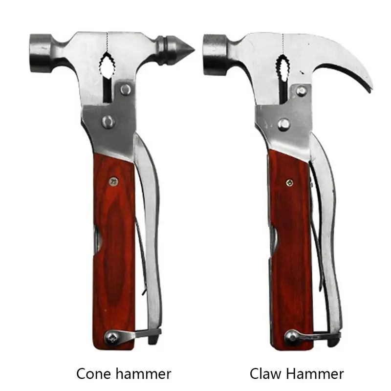 Multi Functional Emergency Safety Claw/Cone Hammer Hand Tools Outdoor