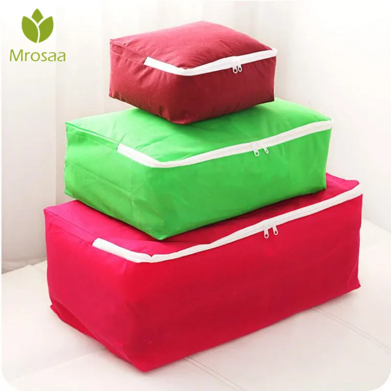

Hot Non-woven Fabric Storage Bags for Quilt Folding Clothes Storage Organizer for Clothing Quilt Pillow Blanket Storage XS-XXL