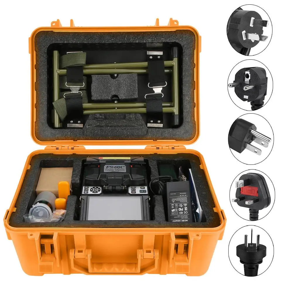 

FS-60C Fiber Optic Welding Splicing Machine Optical Fiber Splicer 100-240V 2019 new style
