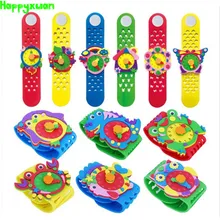 Happyxuan 12 видов конструкций DIY 3D EVA пенопластовый стикер для рукоделия часы ручной работы обучение детей детский сад образовательные игры новые игрушки