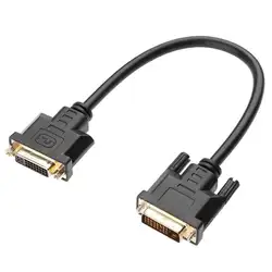 DVI-D 24 + 1 Pin штекер для DVI-I 24 + 5 Pin женский цифровой видео Удлинительный кабель