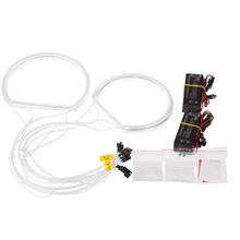 4 шт. автомобиль ангела фары “орлиные глаза” для огни комплект для BMW E36 3 E38 7 E39 5 E46 131*2+ 146*2 с холодным катодом(CCFL) гибкая трубка фар белый налобный фонарь