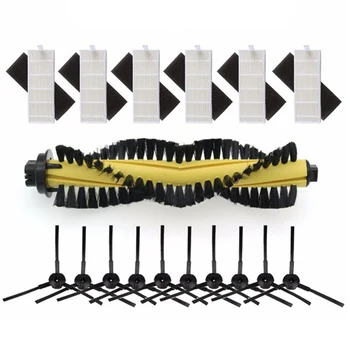 

1xBrush+6xHepa Filter+6xSponge+10xSide Brush For Ilife Robot Vacuum Cleaner Parts Polaris Chuwi Ilife A4 A4S T4 X432 X430 X431