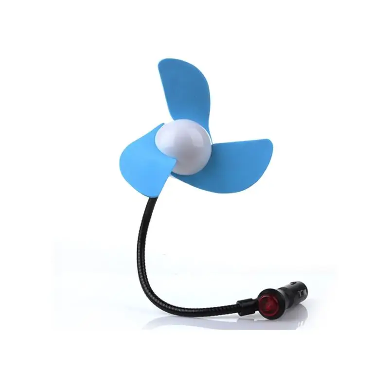 

12V Automobile Flexible Gooseneck Cooling Fan Electric Mini Car Fan Cigarette Lighter Fan for Vehicle Car Accessories