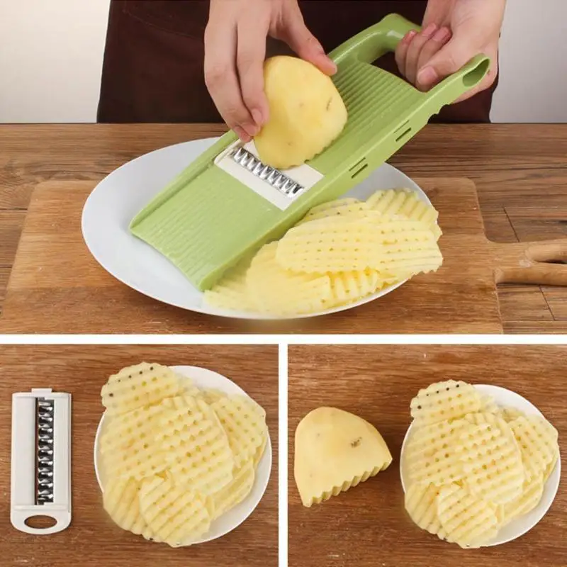 Multifunctional Vegetable Slicer Potato Cutter Carrot Grater Fruit Slicers Kitchen Cooking Tool Manual Carrot Grater Dicer
