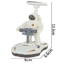 4 в 1 DIY солнечный Мощность развивающие Building Block Игрушка космический корабль Lunar разведка флота трансформации робот-конструктор детский подарок