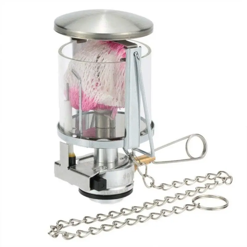 

Outdoor Camping Gas Butane Light 60lux Portable Tent Lamp Hiking Hanging Lantern