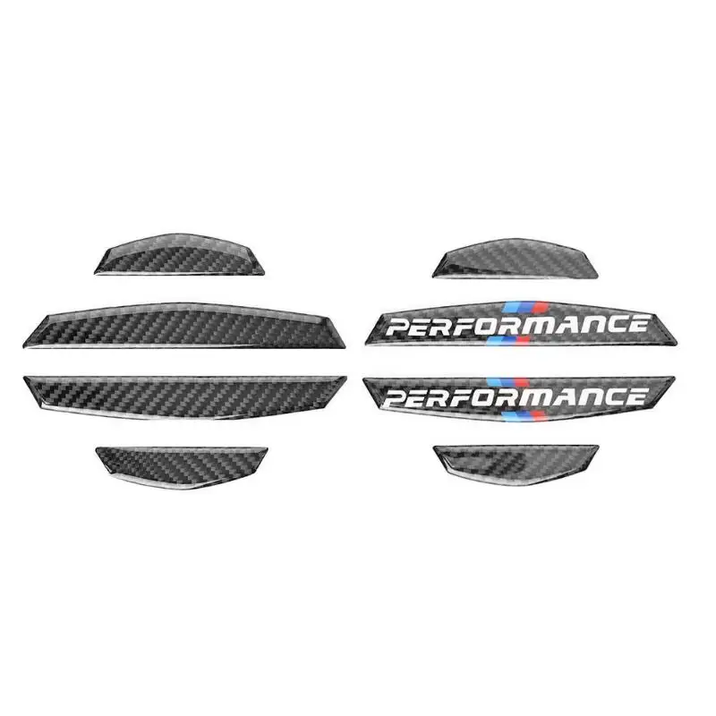 

VODOOL 4pcs/set Carbon Fiber Car Door Edge Guard Strip Scratch Protector Anti-collision Protection Guards Trim Stickers For BMW