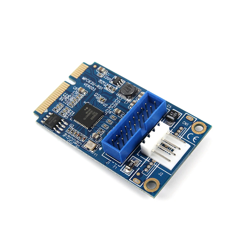 

Mini PCI-E to 19-pin USB 3.0 5Gbps Dual SATA USB3.0 Mini Expansion Card Adapter