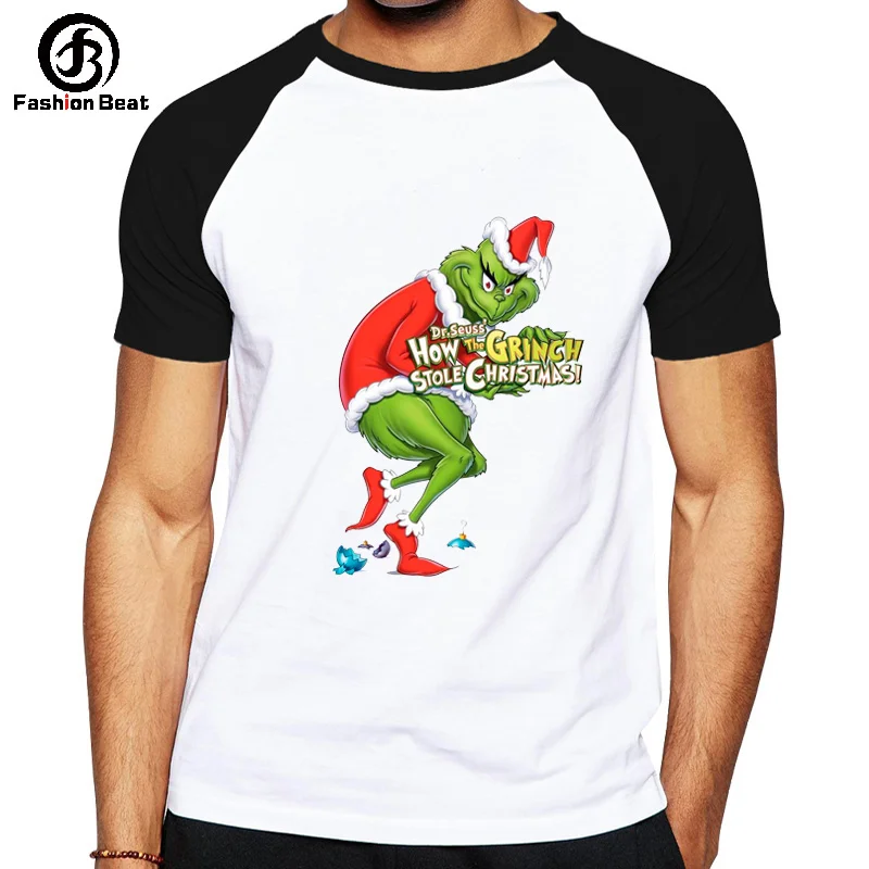 Grinch T camisa Grinch Robó la Navidad Camiseta verde pelo monstruo Camiseta impresión gráfico superior para hombres y mujeres de Moda Hombre Camiseta