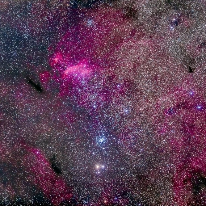 The False Comet Cluster area of southern Scorpius Poster Print (17 x 11) | Дом и сад