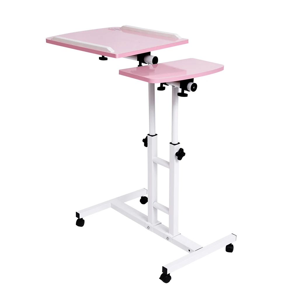 

2018 Foldable Computer Table 64*40CM Adjustable Portable Laptop Desk Rotate Laptop Bed Table Can be Lifted Standing Desk