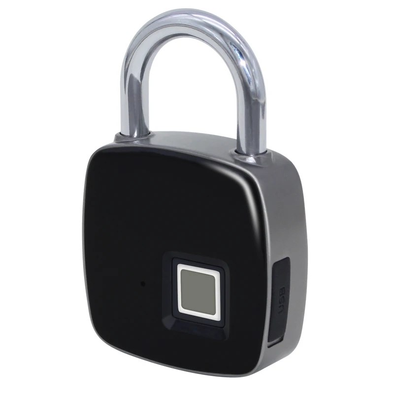 

Fingerprint Padlock Smart Fingerprint Lock IP65 Waterproof Dustproof Design Keyless Anti-theft Padlock Suitcase Door Lock