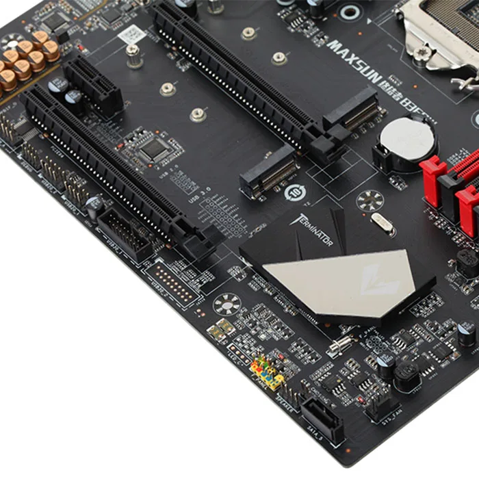 MAXSUN B360W Материнская плата Intel 1151 USB3.1/двухканальный DDR4 туман черный PCB двойной M.2
