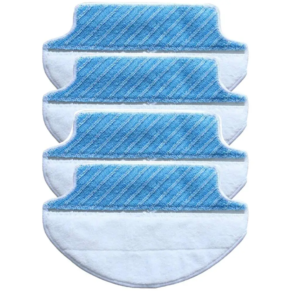 

4-Pack Wet & Dry Microfiber Mop Pad Mopping Cloth For Ecovacs Deebot Dt85 Dt83 Edm81