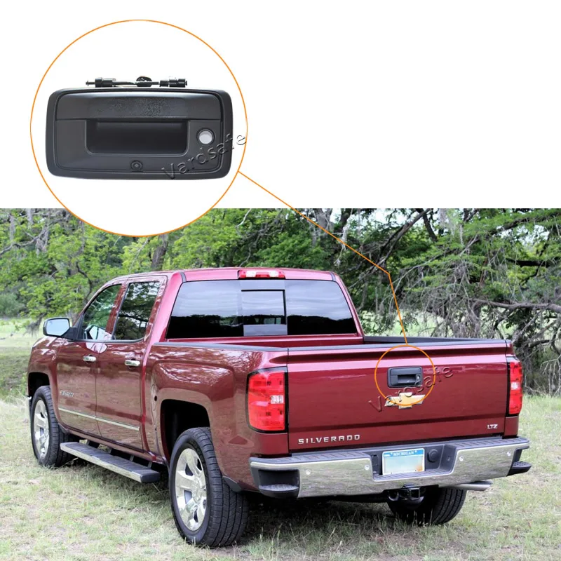 Smooth Black Tailgate Handle for Chevy Silverado GMC Sierra Pickup Truck